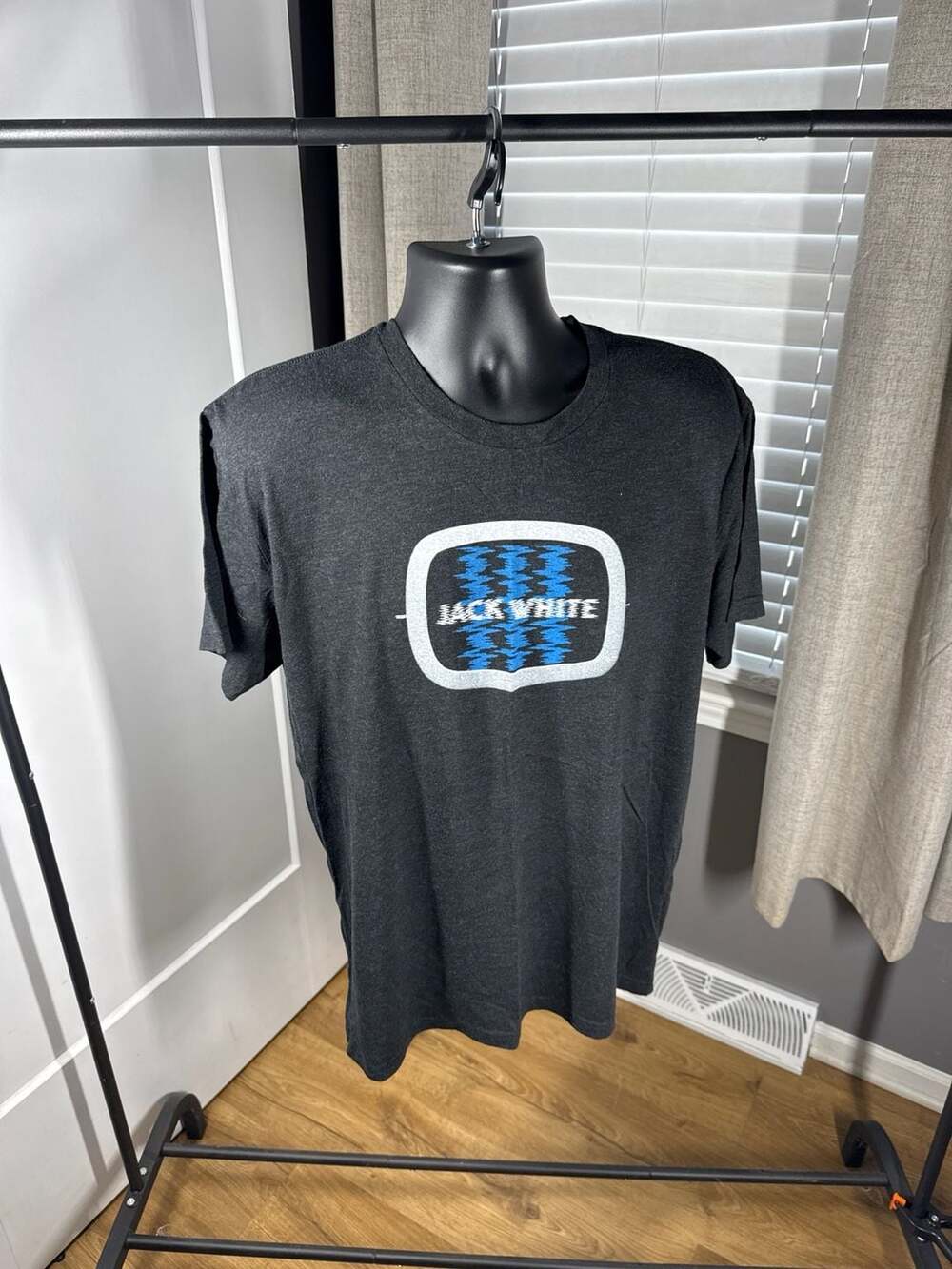 Jack White III Third Man Records Poltergeist TV Static Tour Graphic T-Shirt XL
